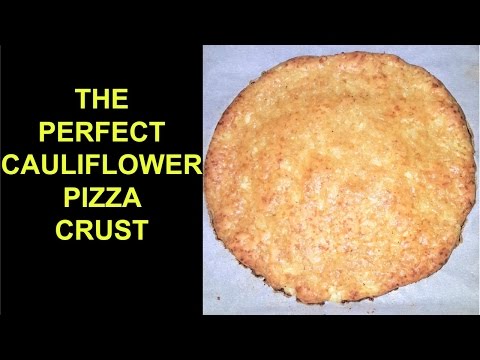 THE PERFECT CAULIFLOWER PIZZA CRUST| Jackie1113