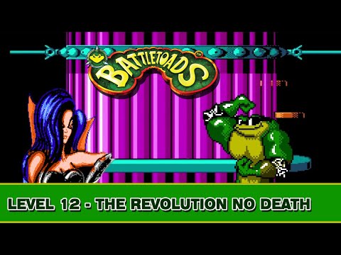 Battletoads NES Gameplay - Level 12 The Revolution NO DEATH and Ending