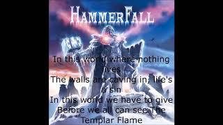 Hammerfall   The Templar Flame Lyrics