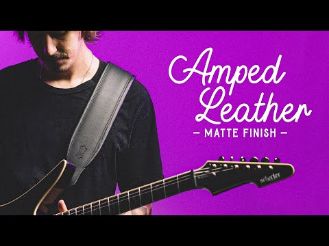 Levy's M26PD-BLK Top Grain Leather Guitar Strap - Black image 6