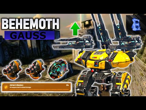 TRUE ONE SHOT SNIPER! 🔥New GAUSS BEHEMOTH War Robots Test Server Gameplay WR
