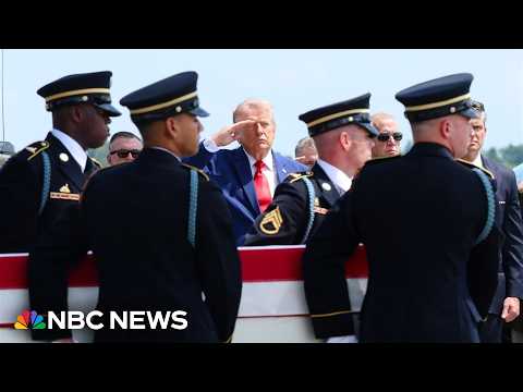 Trump attends dignified transfer of U.S. service members killed in Iran war