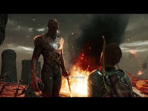 Kratos Meets Surtr Scene 4K   God Of War Ragnarok