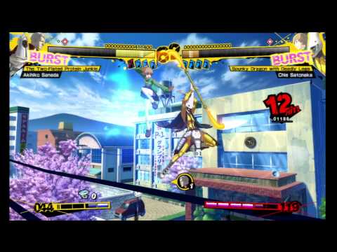 Persona 4 Arena Arcade Mode Akihiko Part 1
