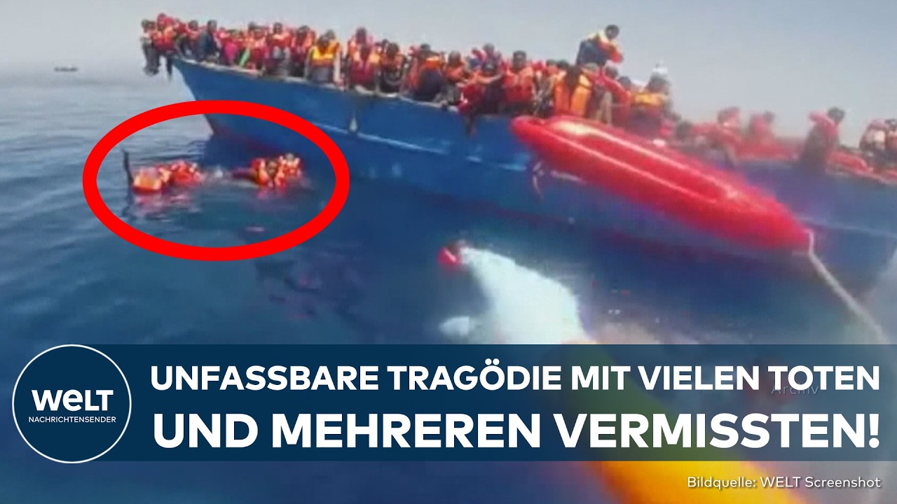 BOOTSUNGLÜCK VOR LAMPEDUSA: Drama auf hoher See - Viele Tote und zahlreiche Vermisste im Mittelmeer!