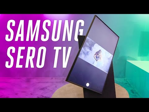 三星在CES 2020上推出8K無邊框和旋轉電視新品 (Samsung's new 8K bezel-less and rotating TVs at CES 2020)