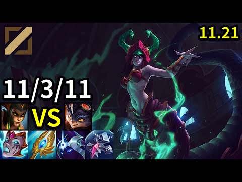Cassiopeia Mid vs Rumble - KR Master | Patch 11.21