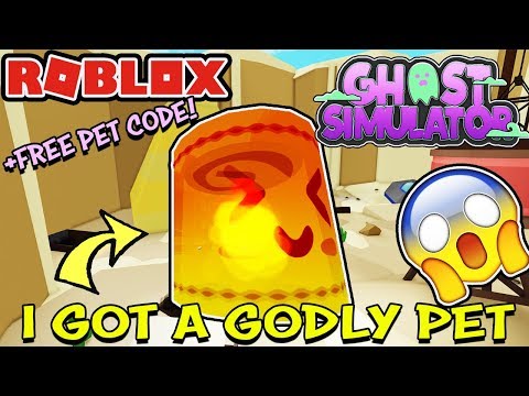 7 Rainbow Youtuber Pet Codes In Pet Simulator Roblox - i got a godly pet and free pet code in ghost simulator roblox