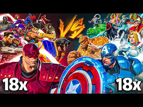 18 TANKS vs 18 DPS vs 18 SUPPORTS - Who Wins?!