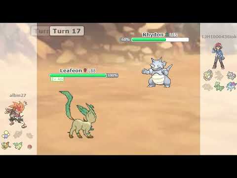 Pokémon Leafeon vs Rhydon | Random Battle