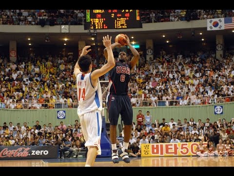 USA vs. South Korea 2006 FIBA Basketball World Championship Exhibition FULL GAME Korean