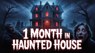 What would happen if you stay a month in a haunted house