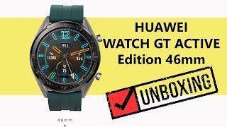 UNBOXING Huawei Watch GT 46mm Titanium Grey Smart Watch Active Edition Model FTN-B19 [UPDATED]