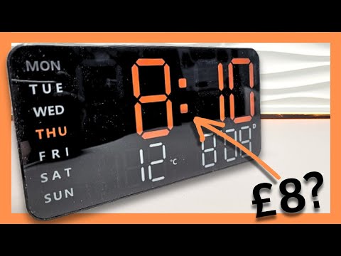 Testing TEMU's Viral Voice Activated LED Alarm Clock - Worth The Hype?