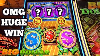 OMG! ONLY $20 TO WIN HUGE ON BIG DOLLAR GREEN SLOT & MO MO MO MUMMY SLOT BONUSES | Las Vegas Slots