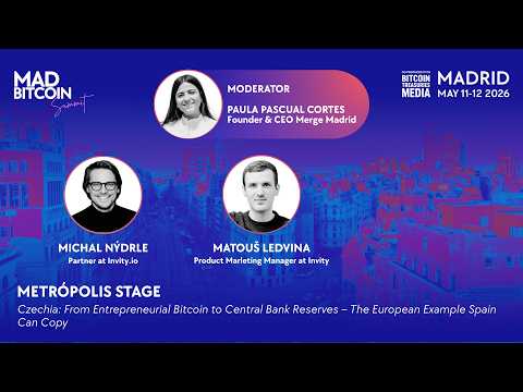 MadBitcoin Summit 2026 Panel moderated by Paula Pascual