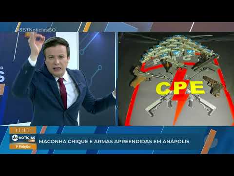 Maconha, drogas e armas são apreendidas em Anápolis