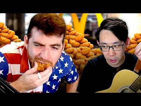 Attempting the 100 McNugget Challenge (USA USA USA)