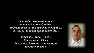 A 8.a búcsúzó filmje 2020.