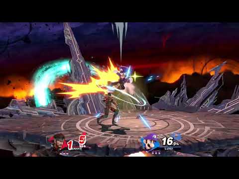 Smash Ultimate Snake vs Luigi