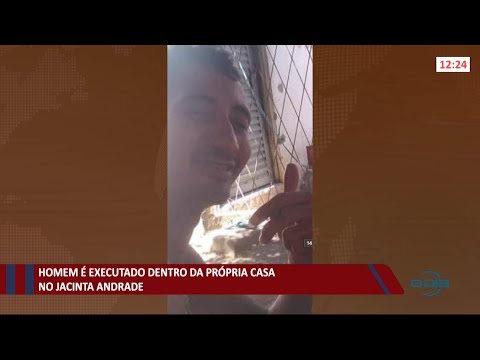 Homem é executado dentro da própria casa no Jacinta Andrade 14 06 2021
