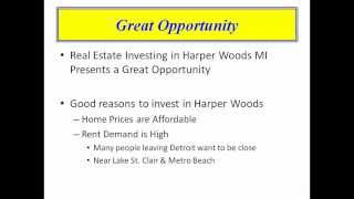 preview picture of video 'Section 8 Harper Woods MI - Jetsetters Investment Properties (248) 469-9396'