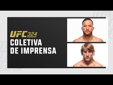 Coletiva de Imprensa | UFC 324: Gaethje x Pimblett