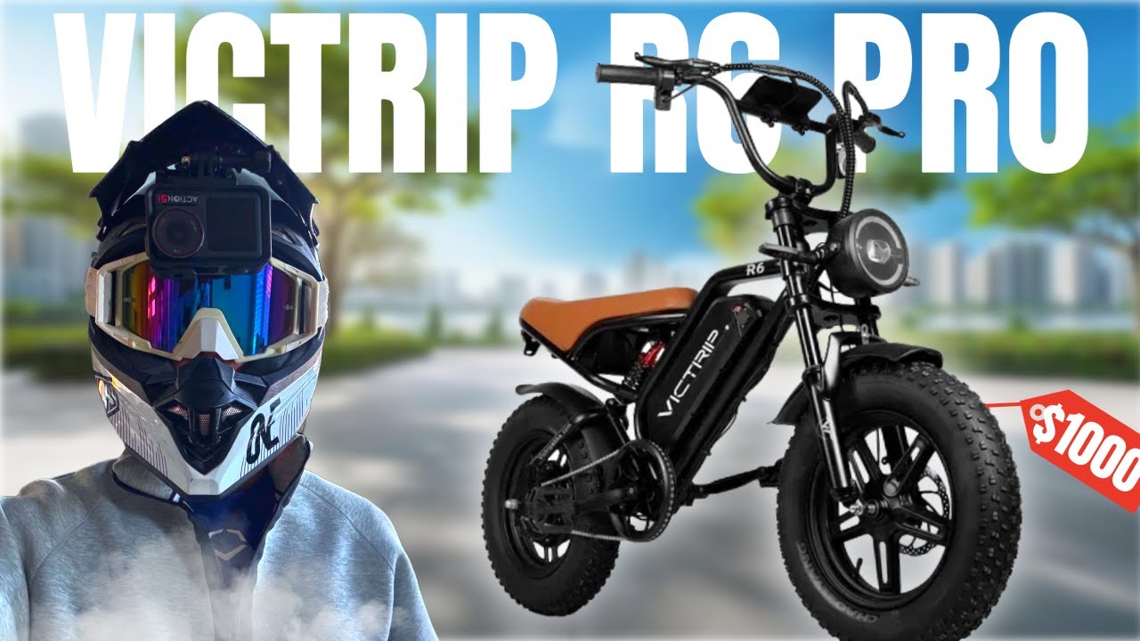 E-Bikes Keep Getting Better! Victrip R6 Pro Moped Style Ebike
