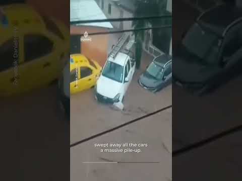 Heavy rains trigger massive flooding in Ecuador’s largest city