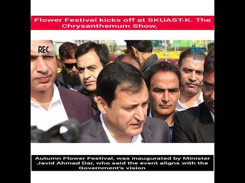 Part of the Autumn Flower Festival, was inaugurated by Minister Javid Ahmad Dar, who said the event