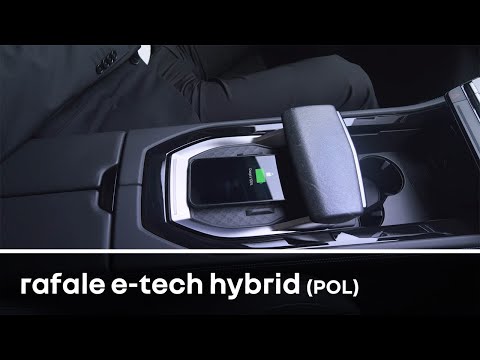 indukcyjna ładowarka smartfona - Rafale E-Tech full hybrid - Renault