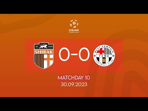 IDBank Premier League. Matchday 10. FC Shirak - FC West Armenia (30.09.2023)