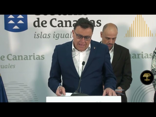 Rueda de prensa del Consejo de Gobierno de Canarias