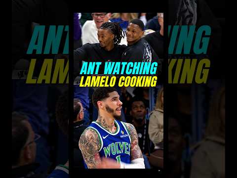 Ant watching LaMelo IN HIS BAG🎒😭