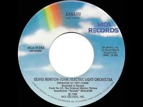 1980 HITS ARCHIVE: Xanadu - Olivia Newton-John & Electric Light Orchestra (stereo 45--#1 UK hit)