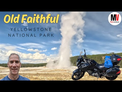 Motorcycle Touring Past Old Faithful at Yellowstone National Park | S02E07