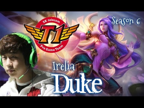 SKT T1 Duke IRELIA Top vs Fizz - Patch 5.24 KR | League of Legends