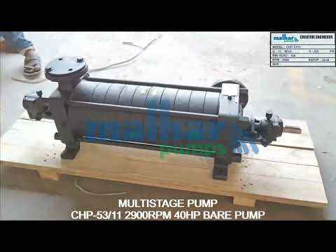Malhar stainless steel boiler feed pump