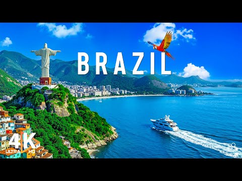 Brazil 4K UHD | Stunning Aerial Views of Vibrant Cities, Tropical Beaches, and Majestic Landscapes