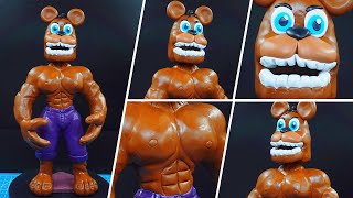 Making FREDDY FAZBEAR mod Superhero Hulk 🎪 FNAF Superhero Clay Figure