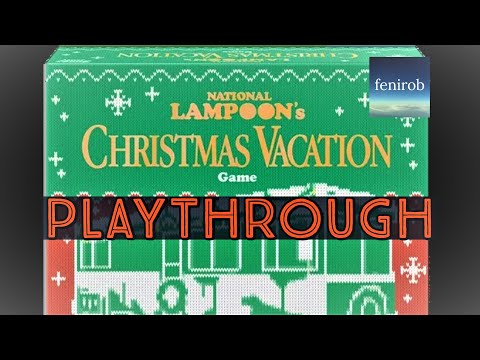 National Lampoon’s Christmas Vacation Board Game | Playthrough