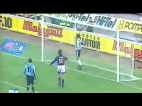 Serie A 1998-1999, day 15 Bologna - Lazio 0-1 (Vieri)
