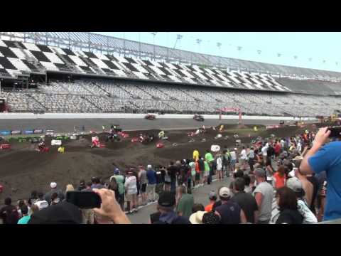Thomas Brown's Crash in the Daytona SX Pro Main