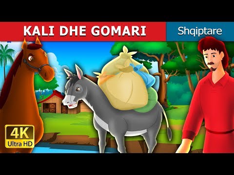 KALI DHE GOMARI | The Horse And The Donkey Story in Albanian | @AlbanianFairyTales