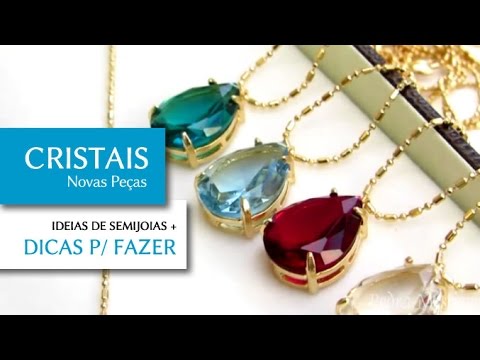 Pedra Mística - Cristais Lapidados para Criação e Montagem de Semijoias