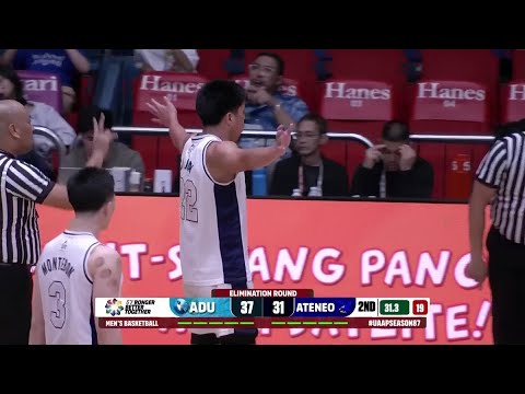 AdU’s John Calisay EJECTED in their game against Ateneo | UAAP Season 87 Men’s Basketball