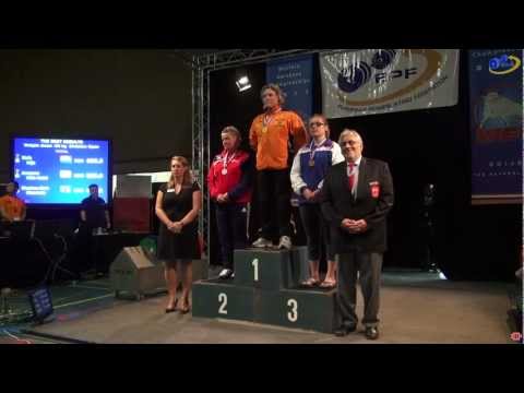 Women -72 to 84+kg Victory Ceremony of 2011 EPF Western European Championships