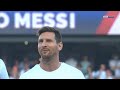 🔴🔵 PSG  🏟️ Lionel Messi présenté devant un Parc des Princes bouillant !