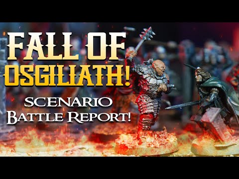 Osgiliath FALLS... Or does it?! MESBG Battle Report!