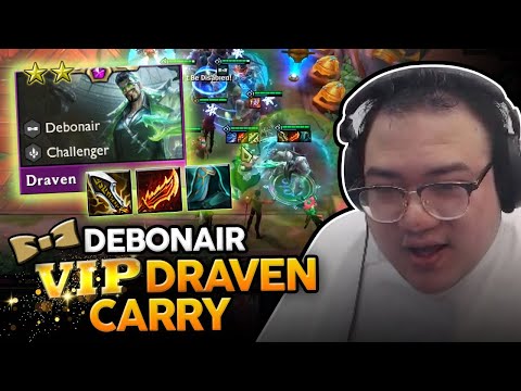 5 Debonair VIP Draven gets INFINITE range and 25% armor pen